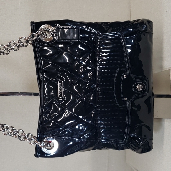 Coach Handbags - COACH POPPY PATENT LEATHER TOTE BAG BFPM-09-266